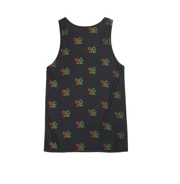 Lion Multi Repeat Tank - Black