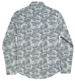Camo Jacquard Button Down Shirt - Jungle