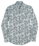 Camo Jacquard Button Down Shirt - Jungle