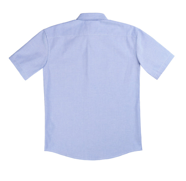Short Sleeve Button Down - Blue Chambray