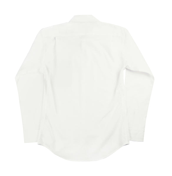 Slim Button Down - White Chambray